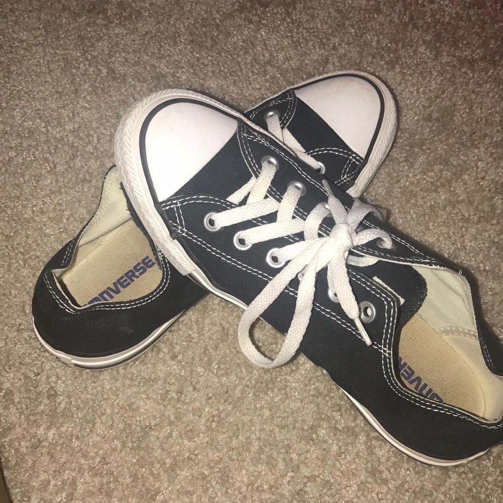 Black and White Converse